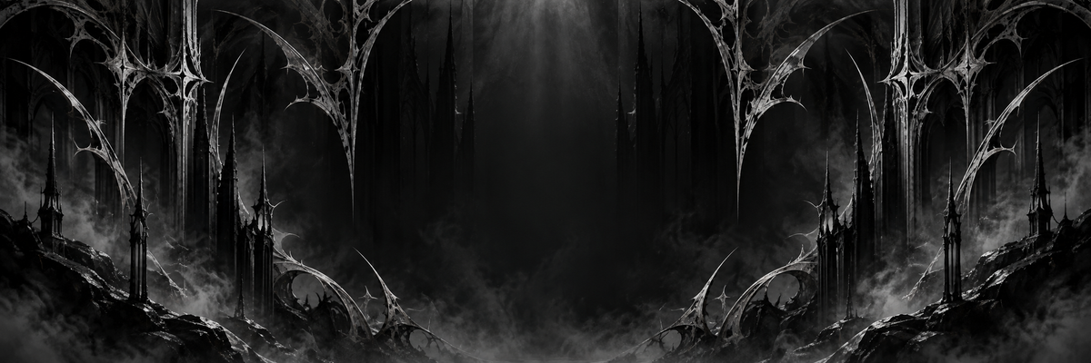 NOCTRA gothic cathedral hero background